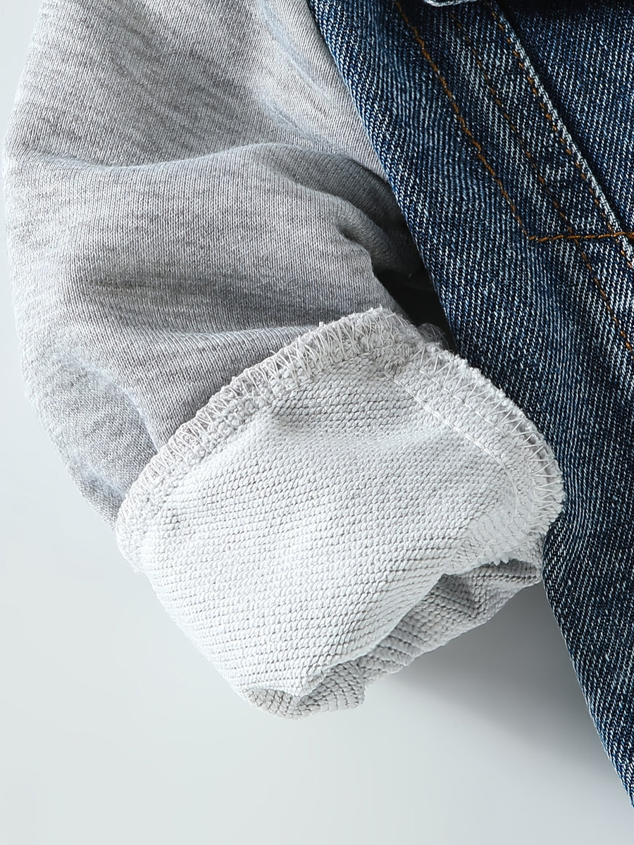 Veste à capuche pour bébé, sweat-shirt bleu clair délavé taille — Monptitlou