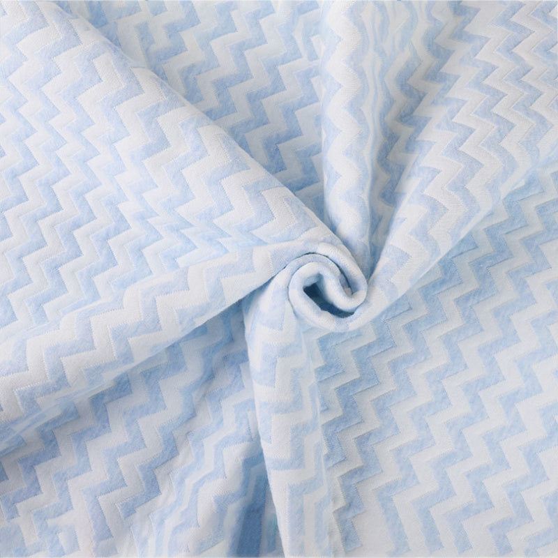 Dessous-de-Lit Ondulé Bleu de Haute Qualité — Monptitlou