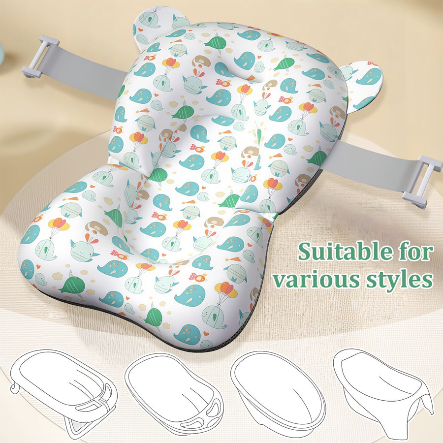1 tapis de bain gonflable pour bébé avec motif de dessin animé — Monptitlou