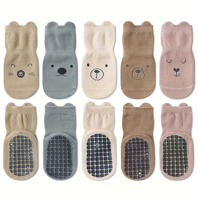 4 Paires de Chaussettes Confortables Respirantes Antidérapantes pour — Monptitlou