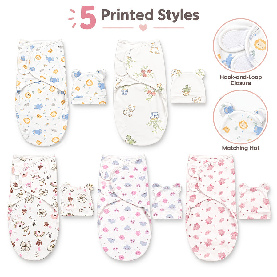 Ensemble de suédois pour nouveau-né avec bonnet à oreilles d'ours — Monptitlou