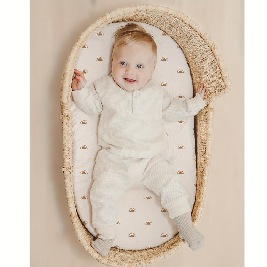Draps de lit pour bébé, housses de lit interchangeables — Monptitlou