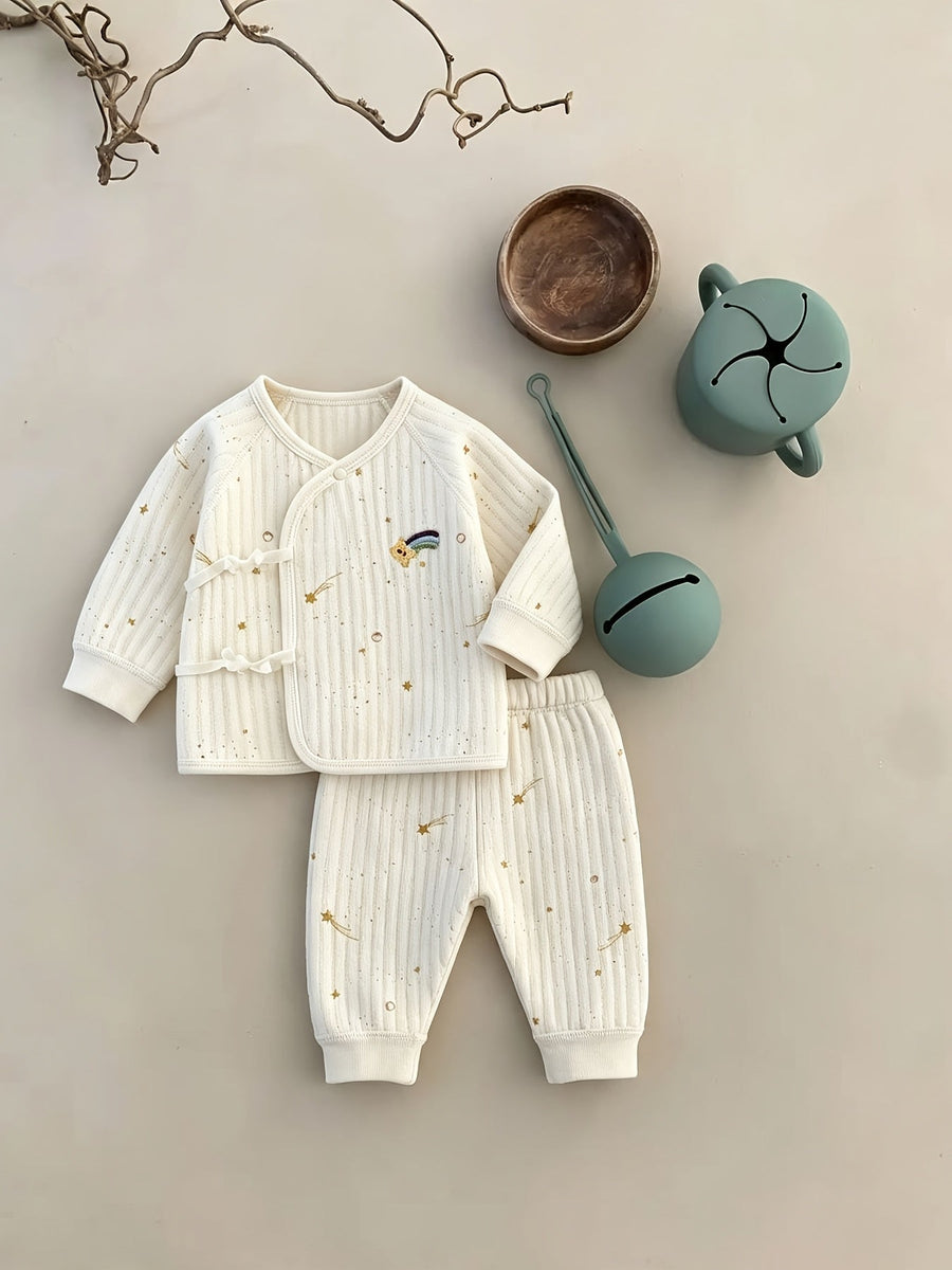 Ensemble 2 pièces d'hiver chaud pour nouveau-nés (garçons et filles) — Monptitlou