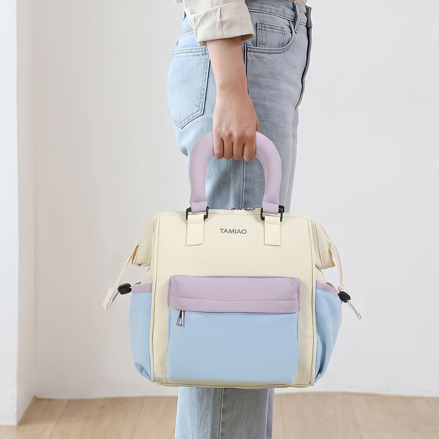 Sac parental tendance à blocs de couleur — Monptitlou