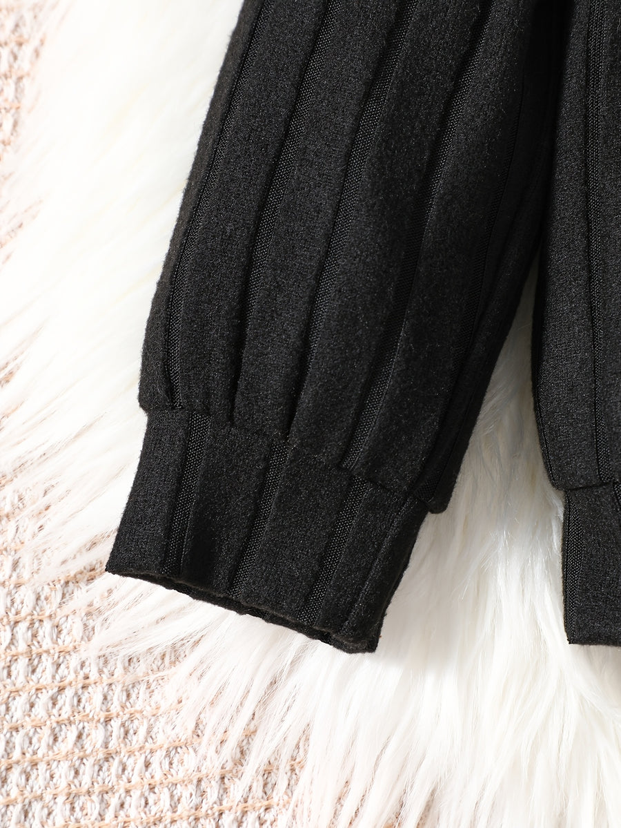 Ensemble 2 pièces pour garçons, tenue décontractée tendance à col rond — Monptitlou
