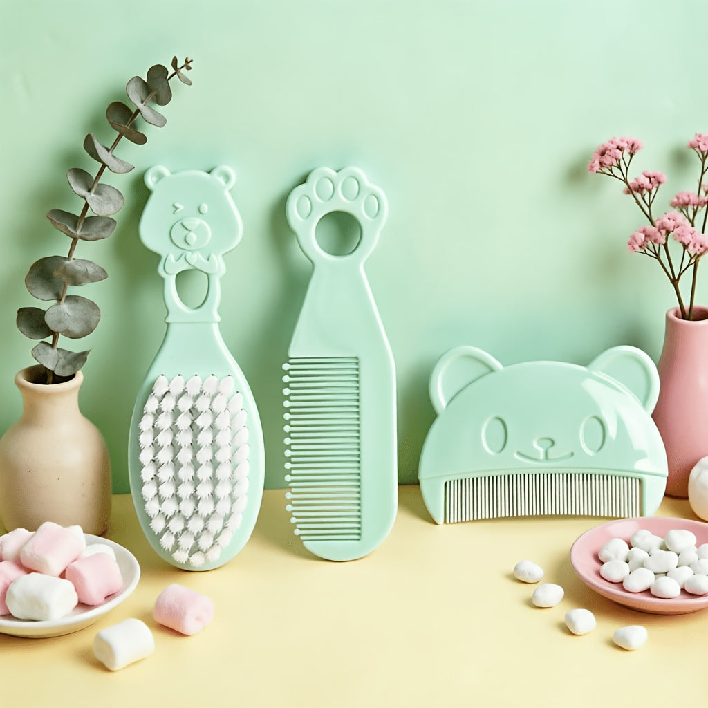 Brosse à cheveux bébé ours mignon — Monptitlou