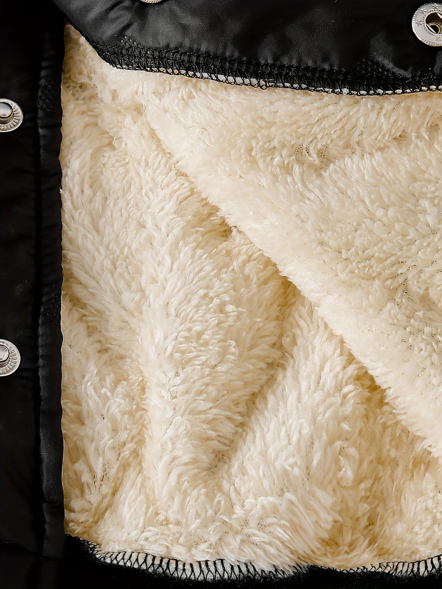 Veste polaire épaisse à capuche automne hiver — Monptitlou