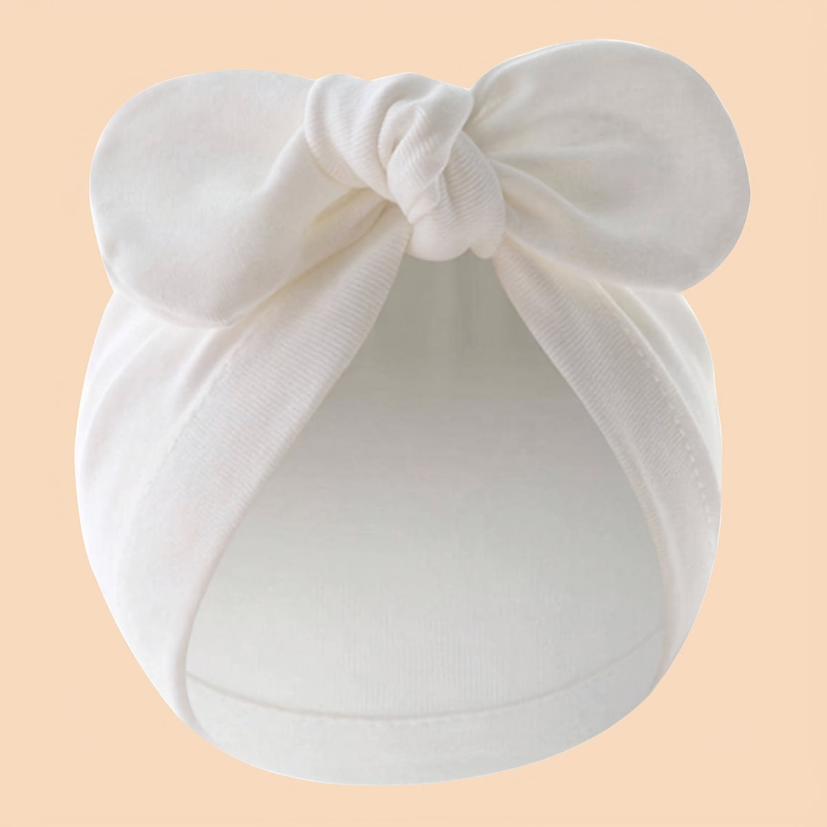 Bonnet Chaud et Doux pour Jeunes avec Nœud Papillon — Monptitlou Image