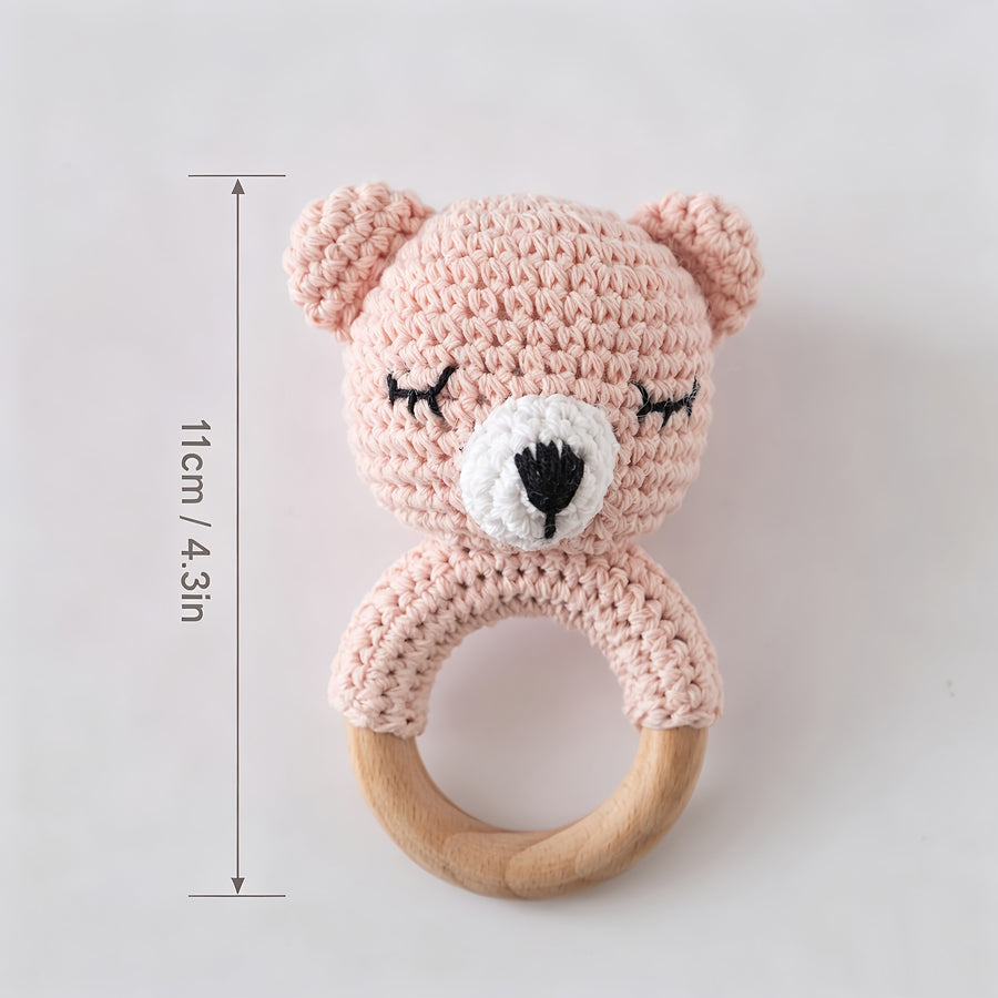 Doudou plat lapin au crochet, fait main — Monptitlou