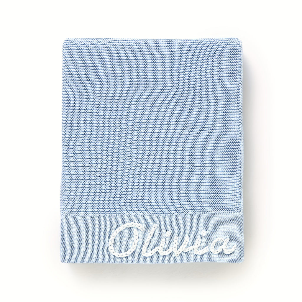 Couverture personnalisée pour bébé avec prénom, cadeau d'anniversaire — Monptitlou