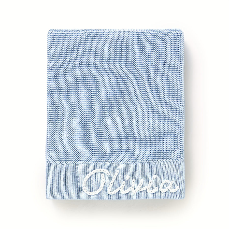Couverture personnalisée pour bébé avec prénom, cadeau d'anniversaire — Monptitlou
