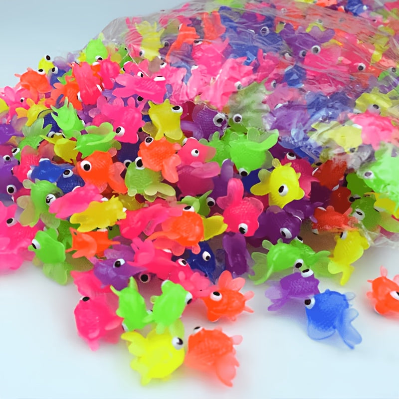 /16 pièces cadeau pour elle/lui, jouets poissons dorés flottants — Monptitlou