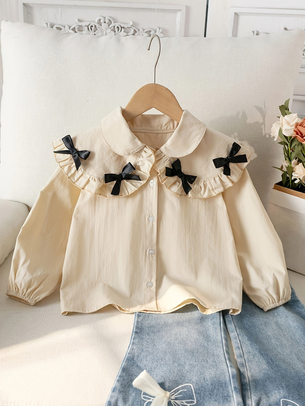 Nouvelle chemise décontractée printemps/été pour filles — Monptitlou