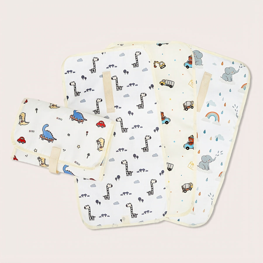 1 Matelas à langer pliable avec motif de dessin animé — Monptitlou