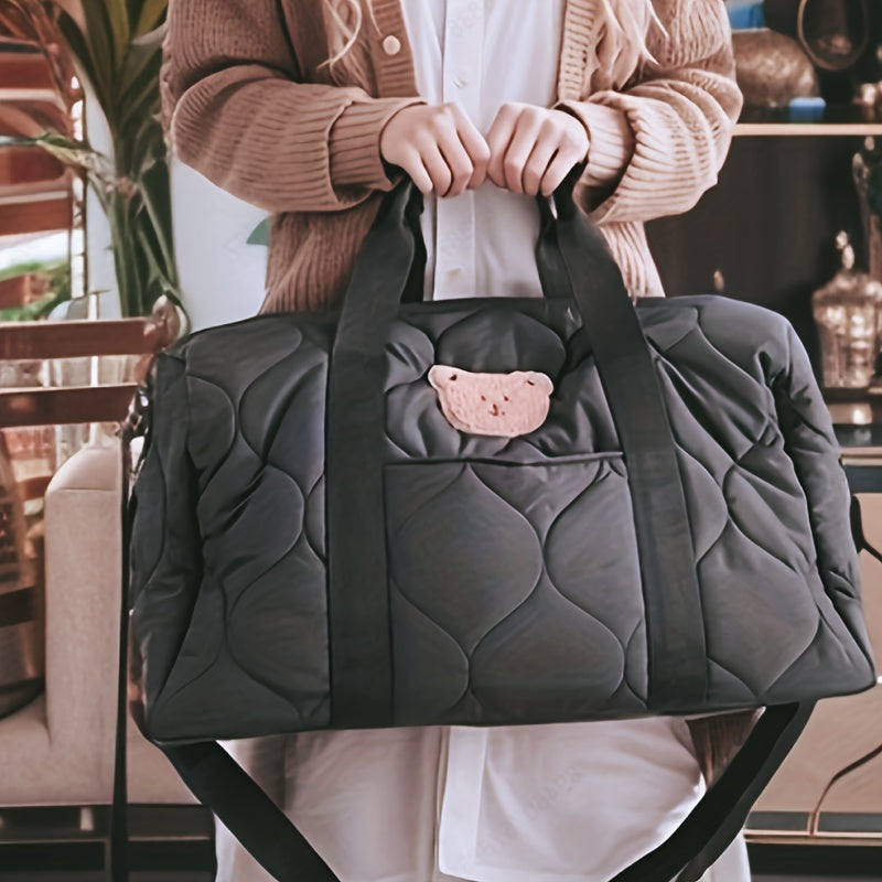 Sac de Maternité Grande Capacité Ours Noir — Monptitlou