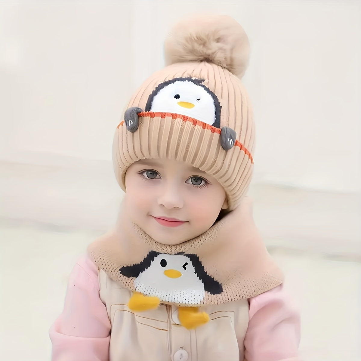 Nouveau Bonnet Chaud d'Automne/Hiver pour Enfants — Monptitlou Image