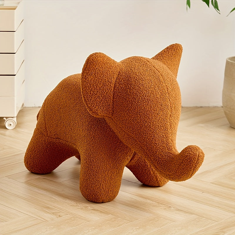 Chaise Éléphant en Laine d'Agneau pour Salon ou Chambre — Monptitlou