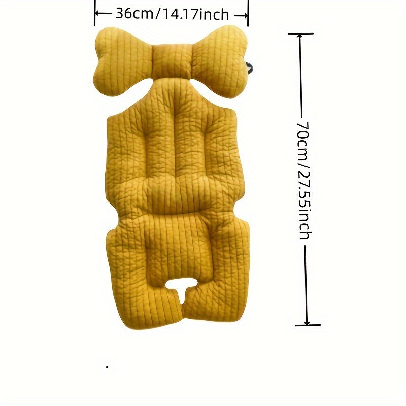 Nouveau Coussin de Siège en Coton pour Poussette Enfant Style Ins — Monptitlou