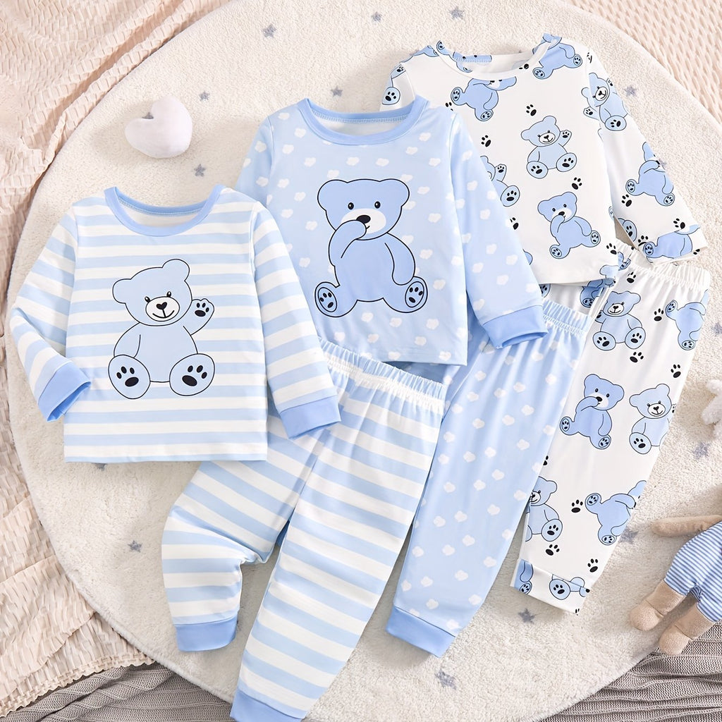Ensemble pyjama pour bébé garçon, 3 pièces — Monptitlou