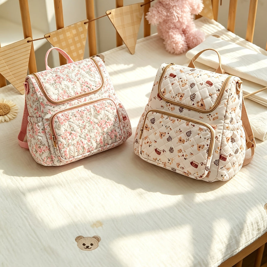 1 sac à dos à langer matelassé pour maman et papa, sac à langer léger — Monptitlou