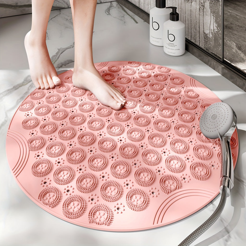 Tapis de bain de douche antidérapant, cercle, tapis de baignoire — Monptitlou