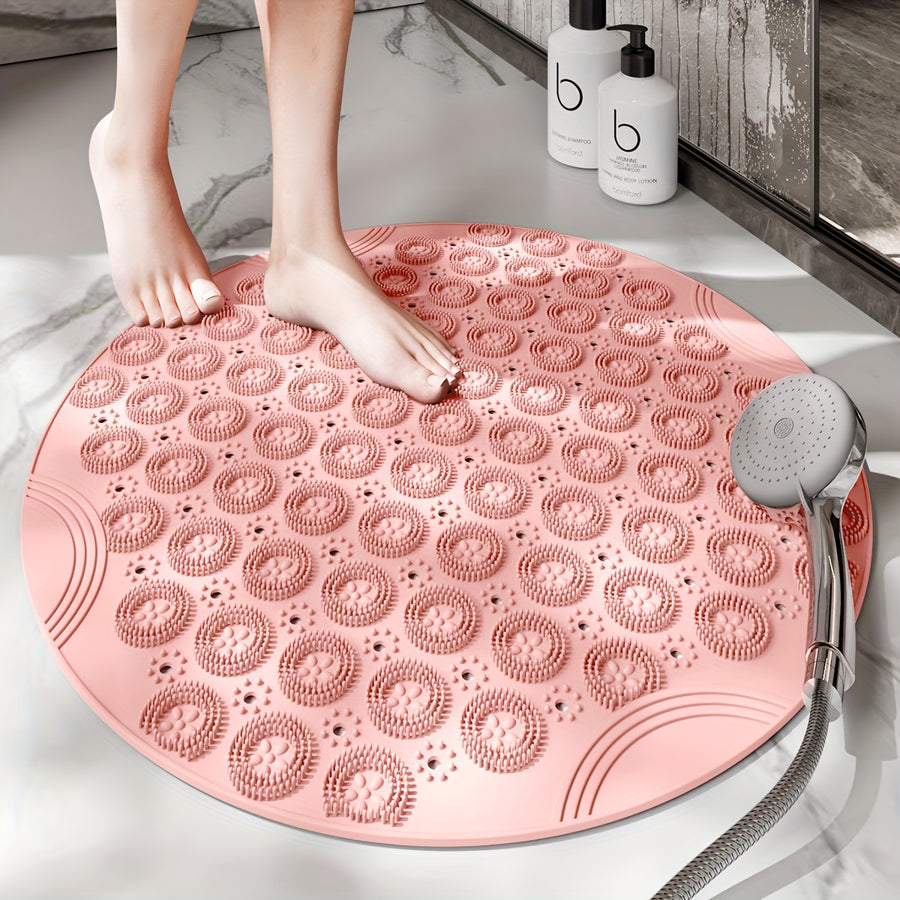 Tapis de bain de douche antidérapant, cercle, tapis de baignoire — Monptitlou