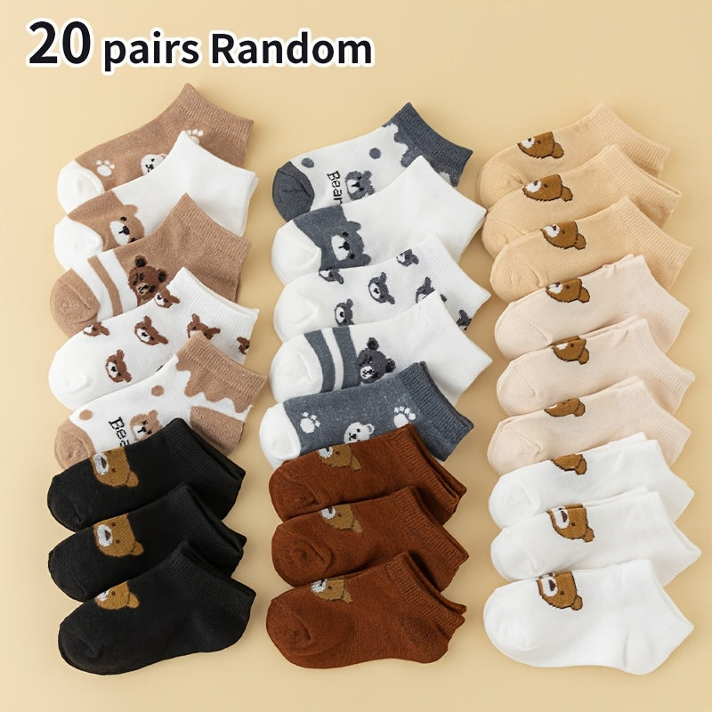 [Chaussettes ours mignonnes] Chaussettes Mignonnes Ours Aléatoires — Monptitlou
