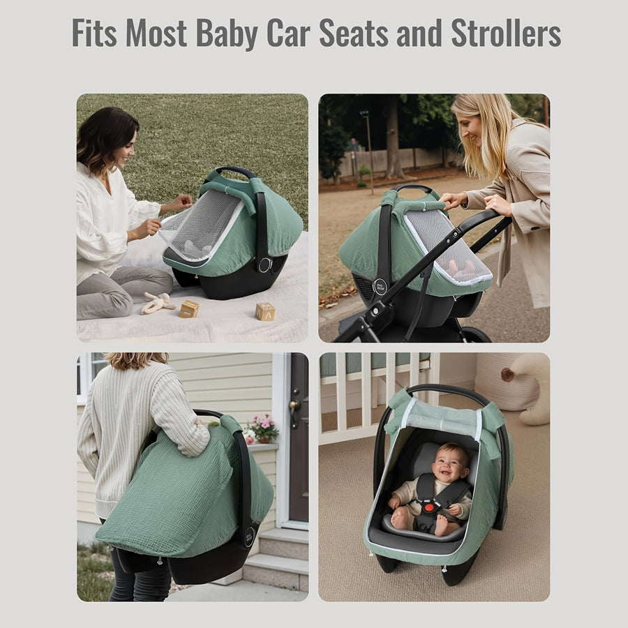 [Coupe-vent et respirante] Housse de Siège Auto Bébé SHIXINGE avec — Monptitlou