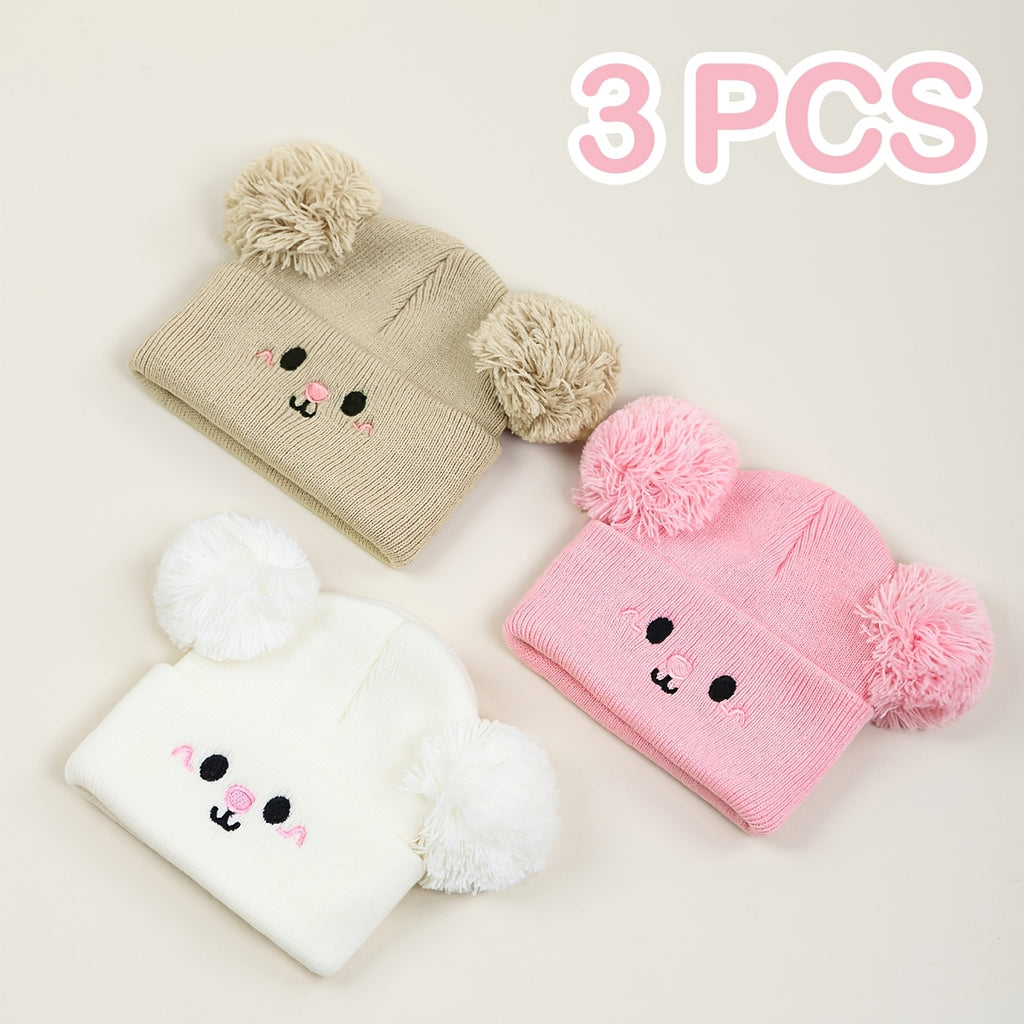 Bonnet Bébé Garçon, Bonnet Tricoté pour Nouveau-né, Bébé et Enfant — Monptitlou