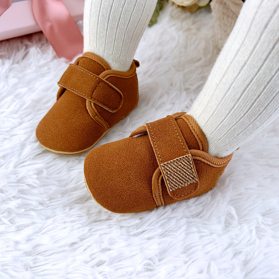 Chaussures chaudes d'hiver pour bébé doublées en polaire — Monptitlou