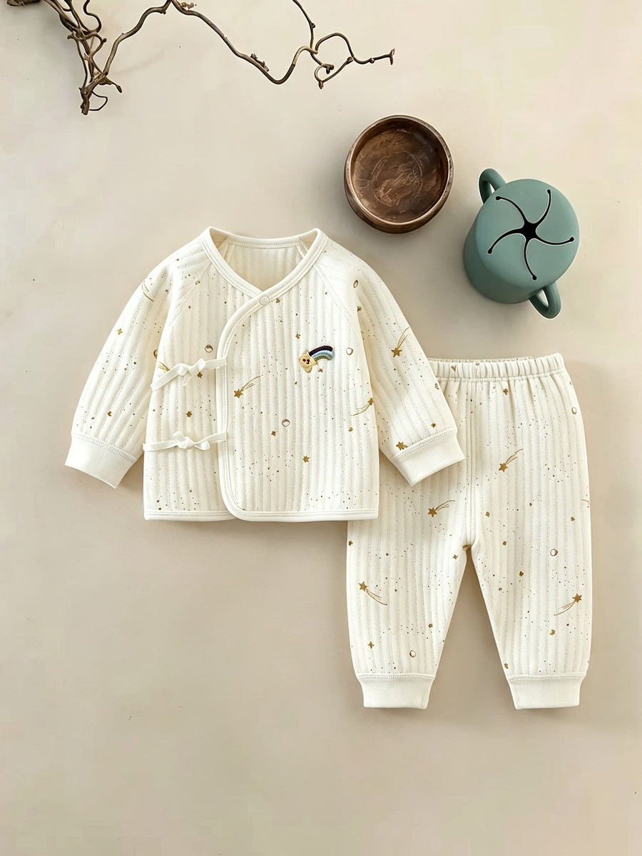 Ensemble 2 pièces d'hiver chaud pour nouveau-nés (garçons et filles) — Monptitlou
