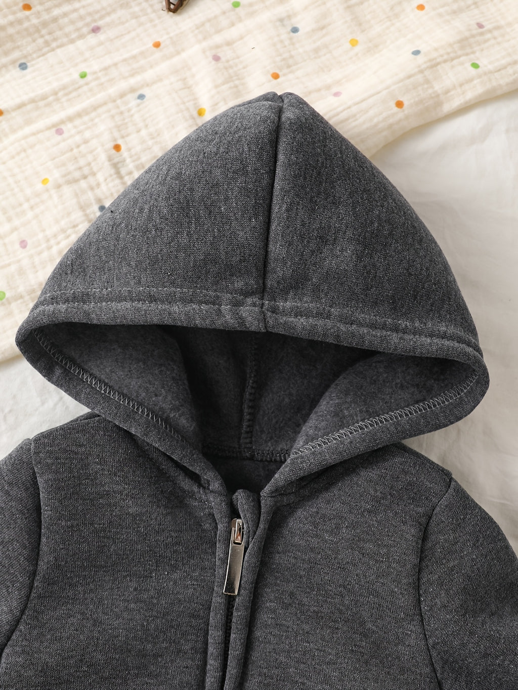 Sweat à capuche unis décontractés pour garçons et filles — Monptitlou