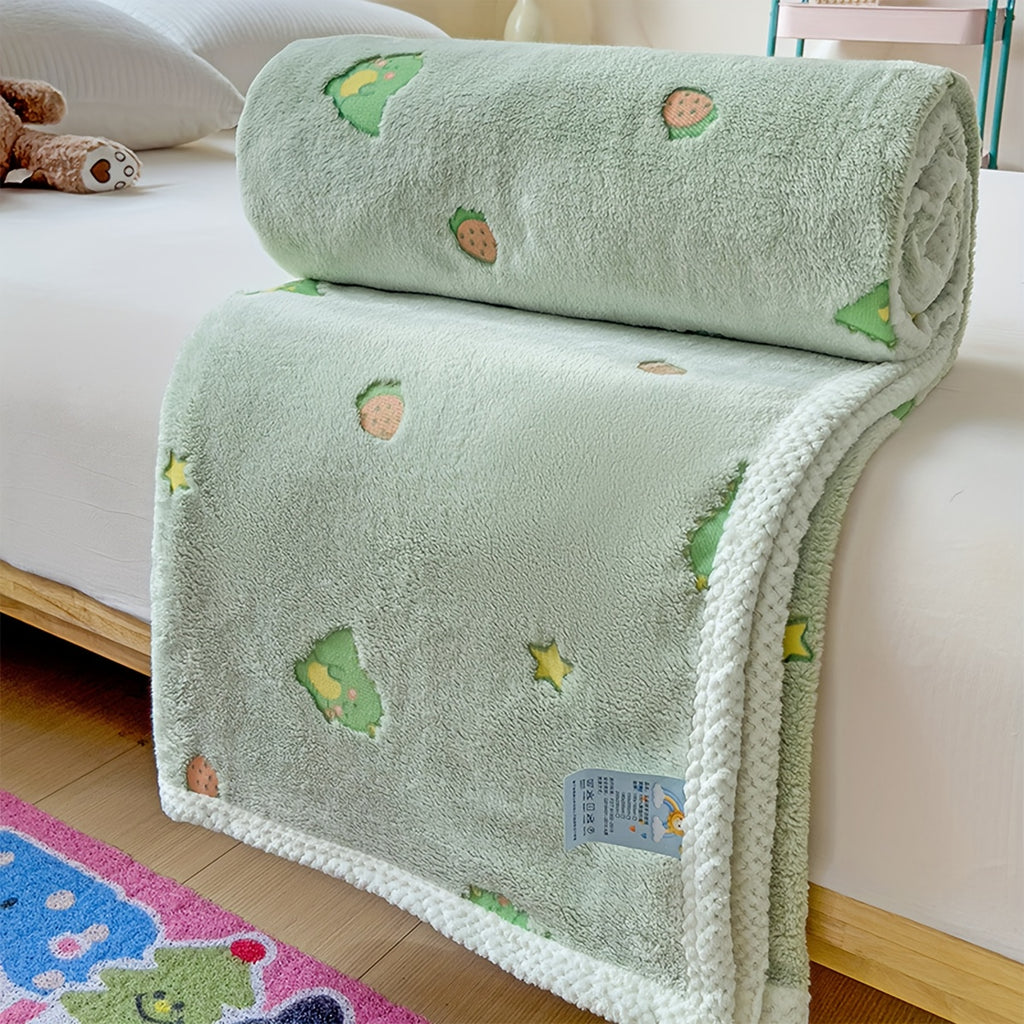 Plaid pour enfant 1 pièce à motif de dinosaure — Monptitlou