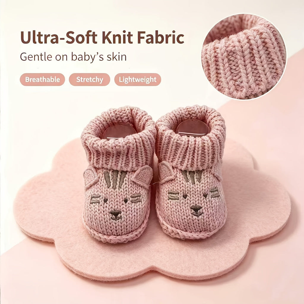1 Paire de Chaussures de Bébé Tricotées à la Main — Monptitlou