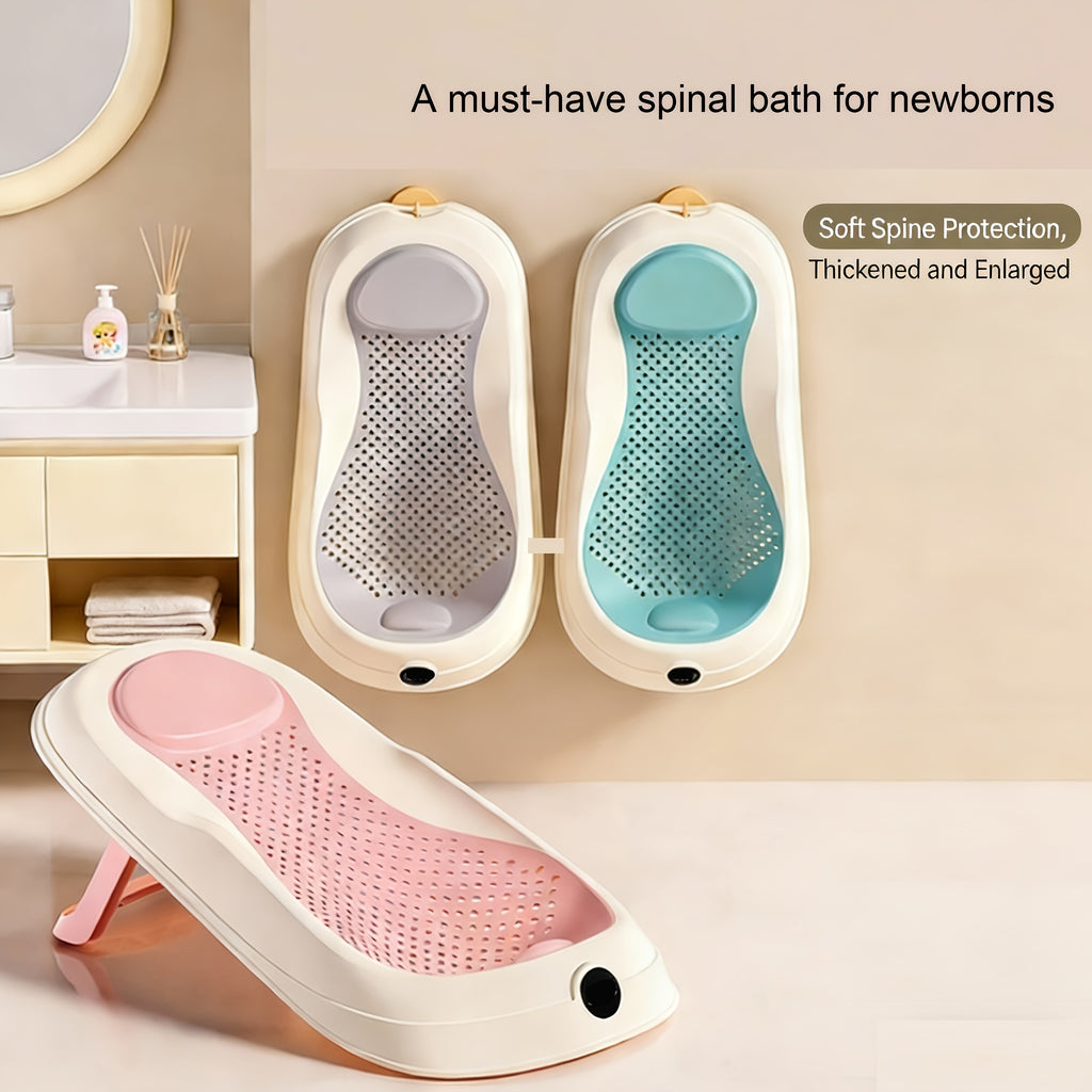 Transat de bain pour bébé, dossier inclinable, antidérapant — Monptitlou