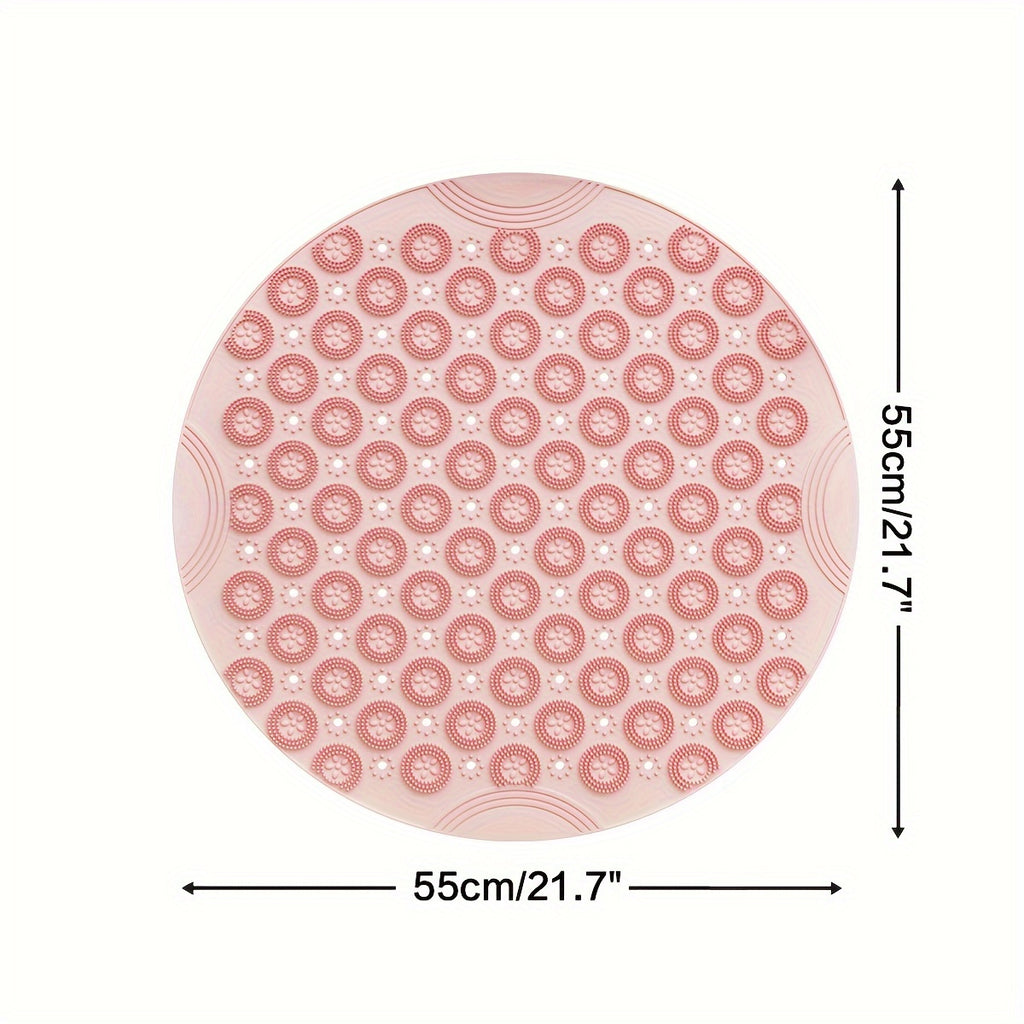 Tapis de bain de douche antidérapant, cercle, tapis de baignoire — Monptitlou