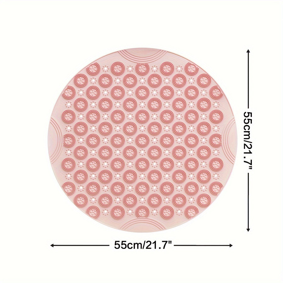 Tapis de bain de douche antidérapant, cercle, tapis de baignoire — Monptitlou