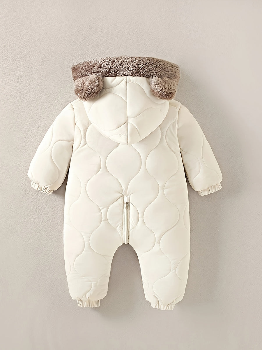 Combinaison d'Hiver Doublée Polaire Unisexe à Capuche, photo 15