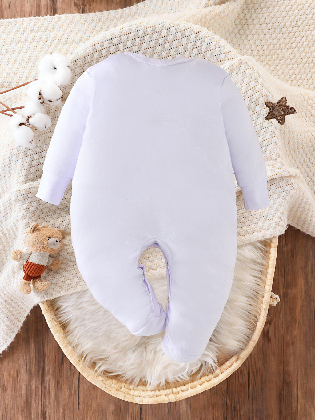Bodysuit et chaussons pour nouveau-né à imprimé lettre je suis la fille — Monptitlou