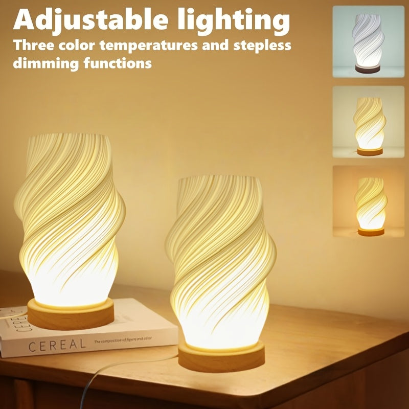 Veilleuse décorative pour chambre, abat-jour imprimé en 3D — Monptitlou