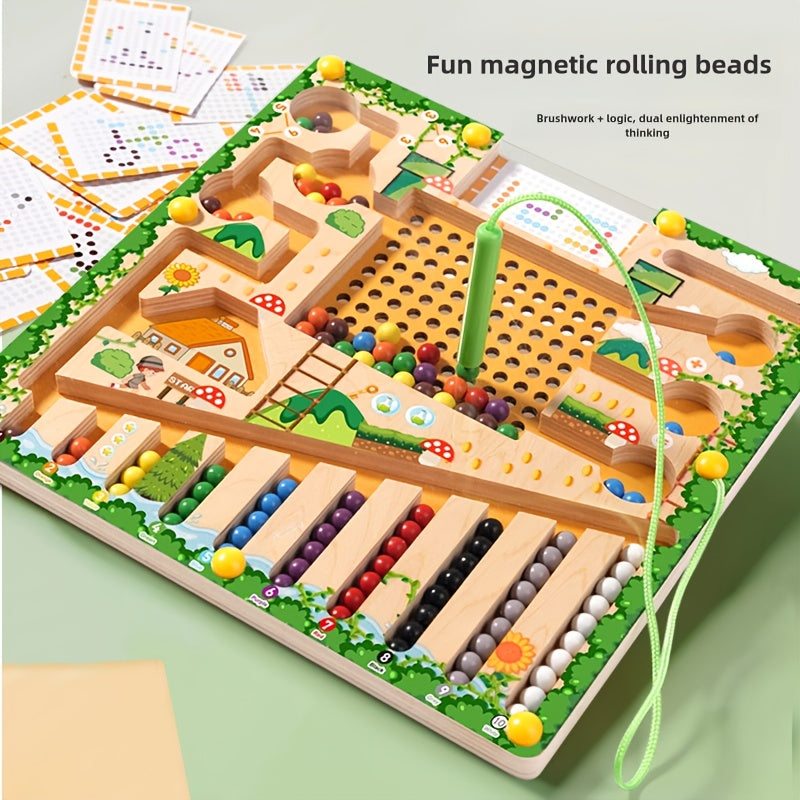 Jeu de labyrinthe magnétique amusant : tri des couleurs, photo 15
