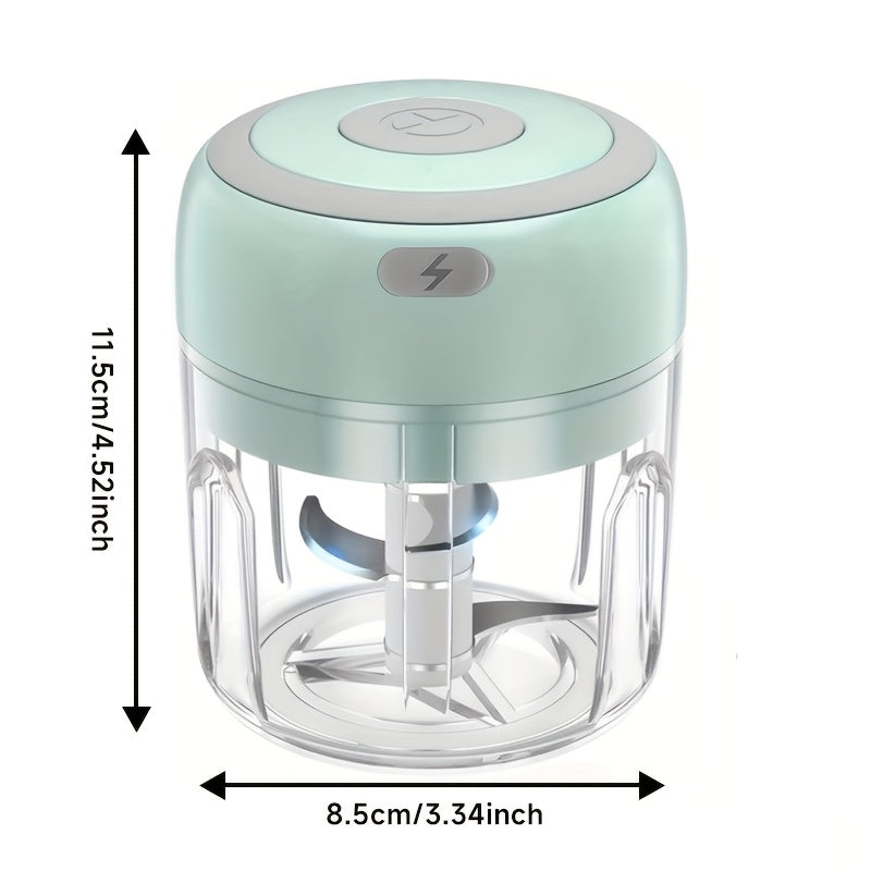 Mixeur électrique 1 pc 250/100 ml USB rechargeable sans fil 30 W haute puissance multifonction broie/hache rapidement vi