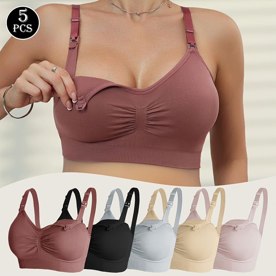 Soutiens-gorge d'allaitement confortables à ouverture avant pour femmes — Monptitlou