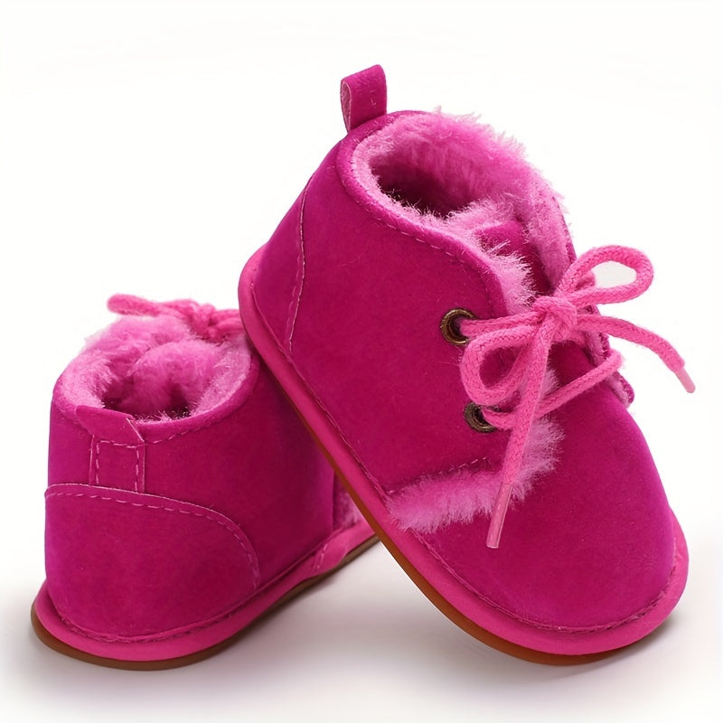 Chaussures d'Hiver pour Enfants 0-18 Mois Semelle Souple Doublure — Monptitlou
