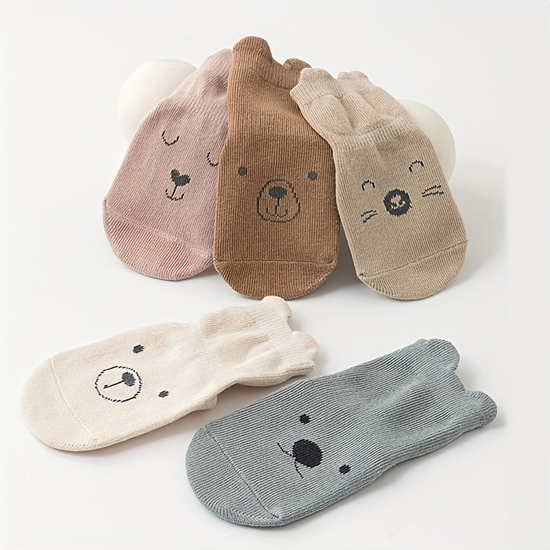 4 Paires de Chaussettes Confortables Respirantes Antidérapantes pour — Monptitlou