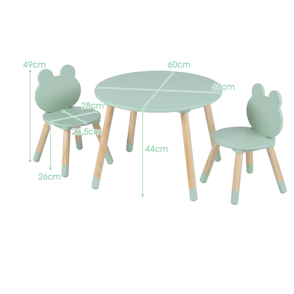 Ensemble table et chaises pour enfants — Monptitlou