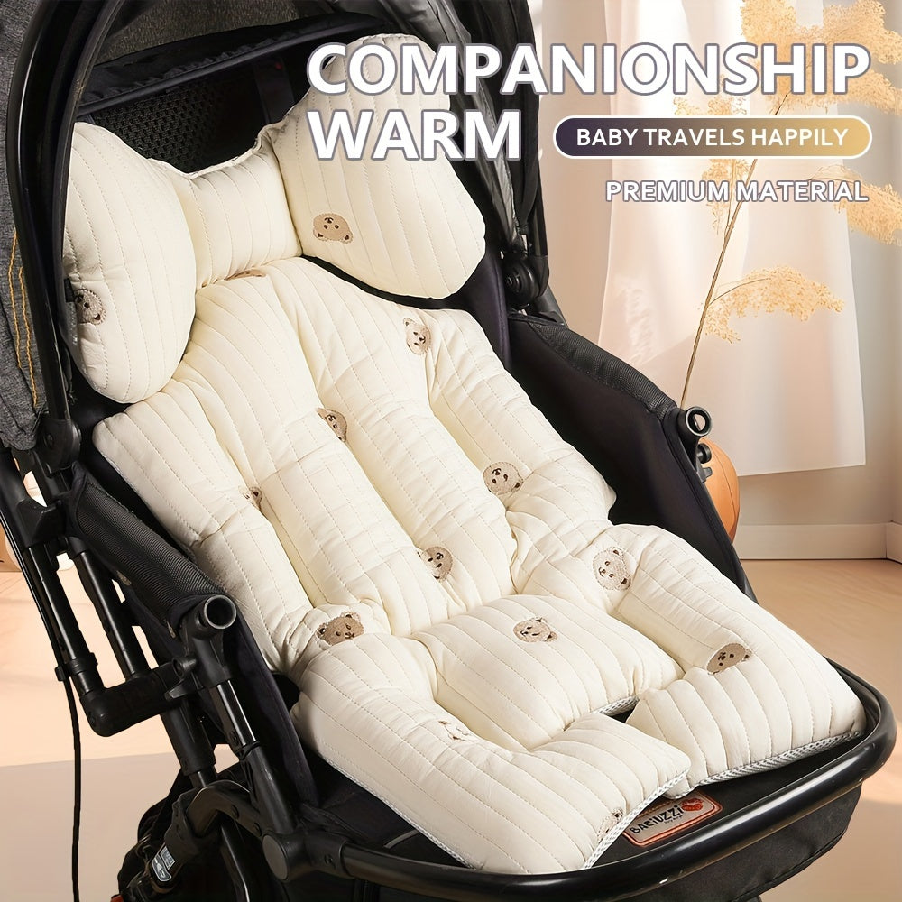 Coussin épais pur pour poussettes, porte-bébés et chaises hautes — Monptitlou