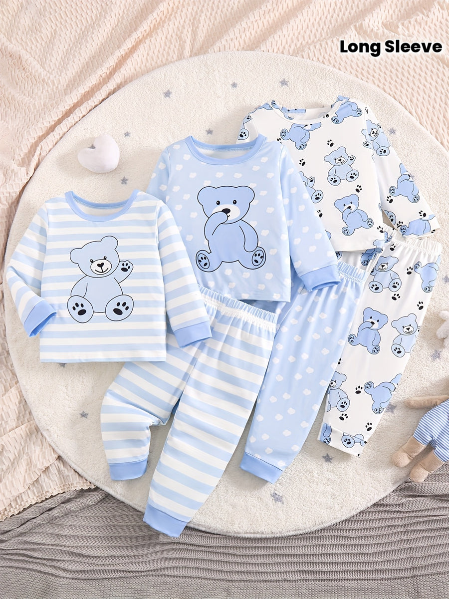 Ensemble pyjama pour bébé garçon, 3 pièces — Monptitlou
