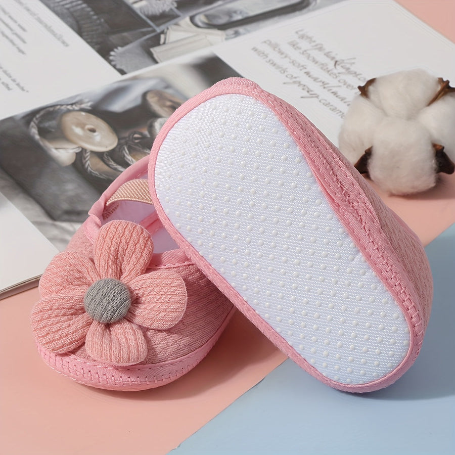1 Paire de Chaussures pour Bébé, Mignon Dessin Animé Tournesol Uni — Monptitlou