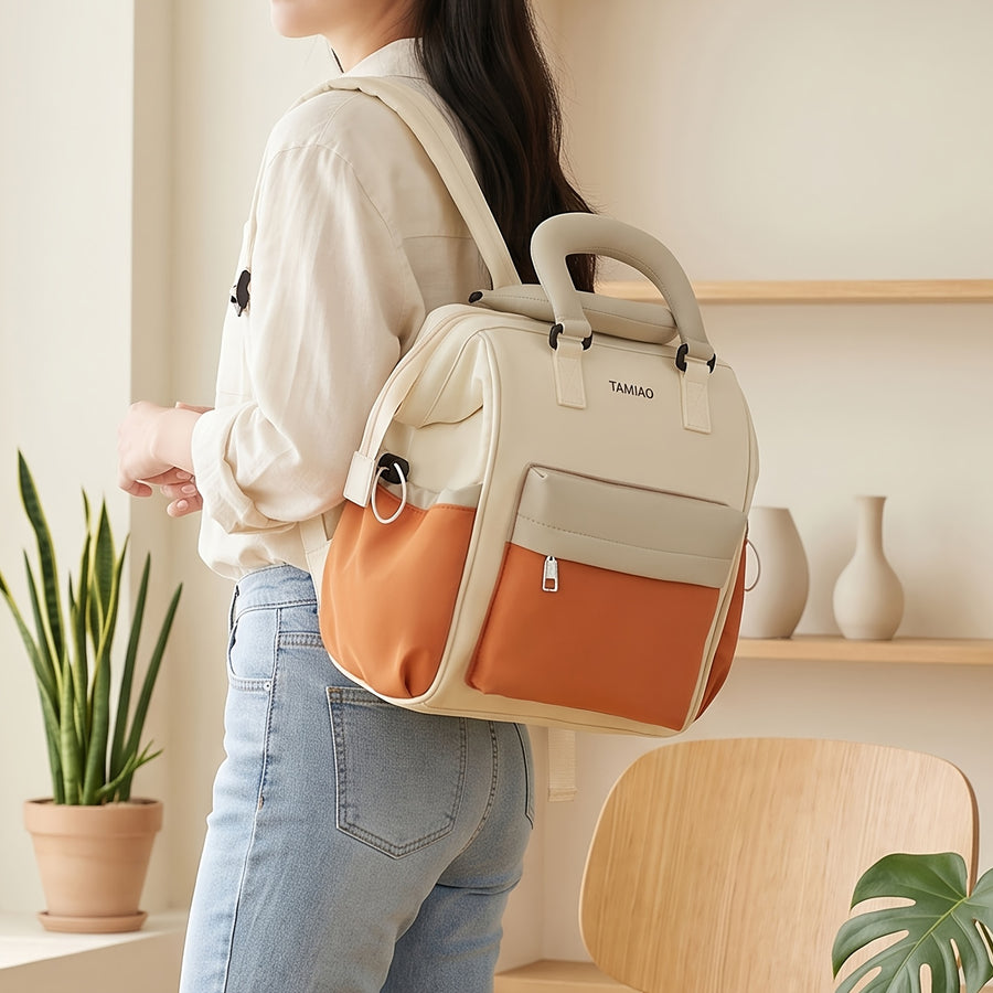 Sac parental tendance à blocs de couleur — Monptitlou